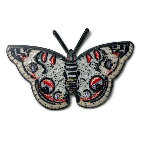 Moth Embroidered Patch - Picture 4 of 4